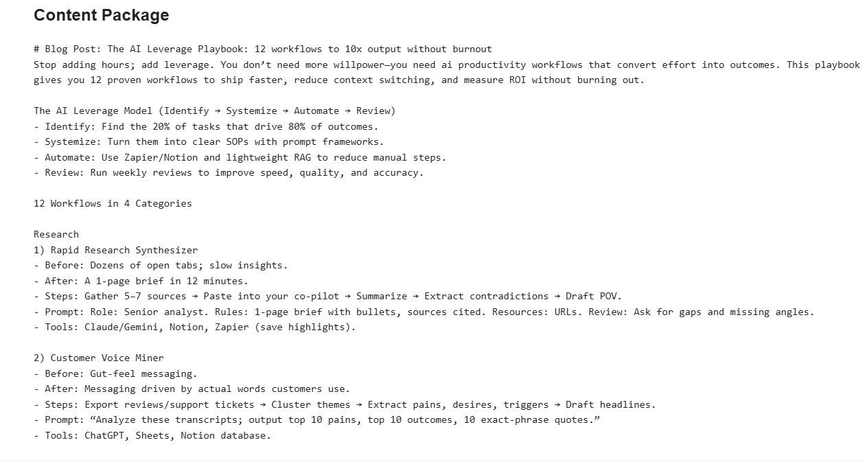 Sample Asset Pack Screenshot
